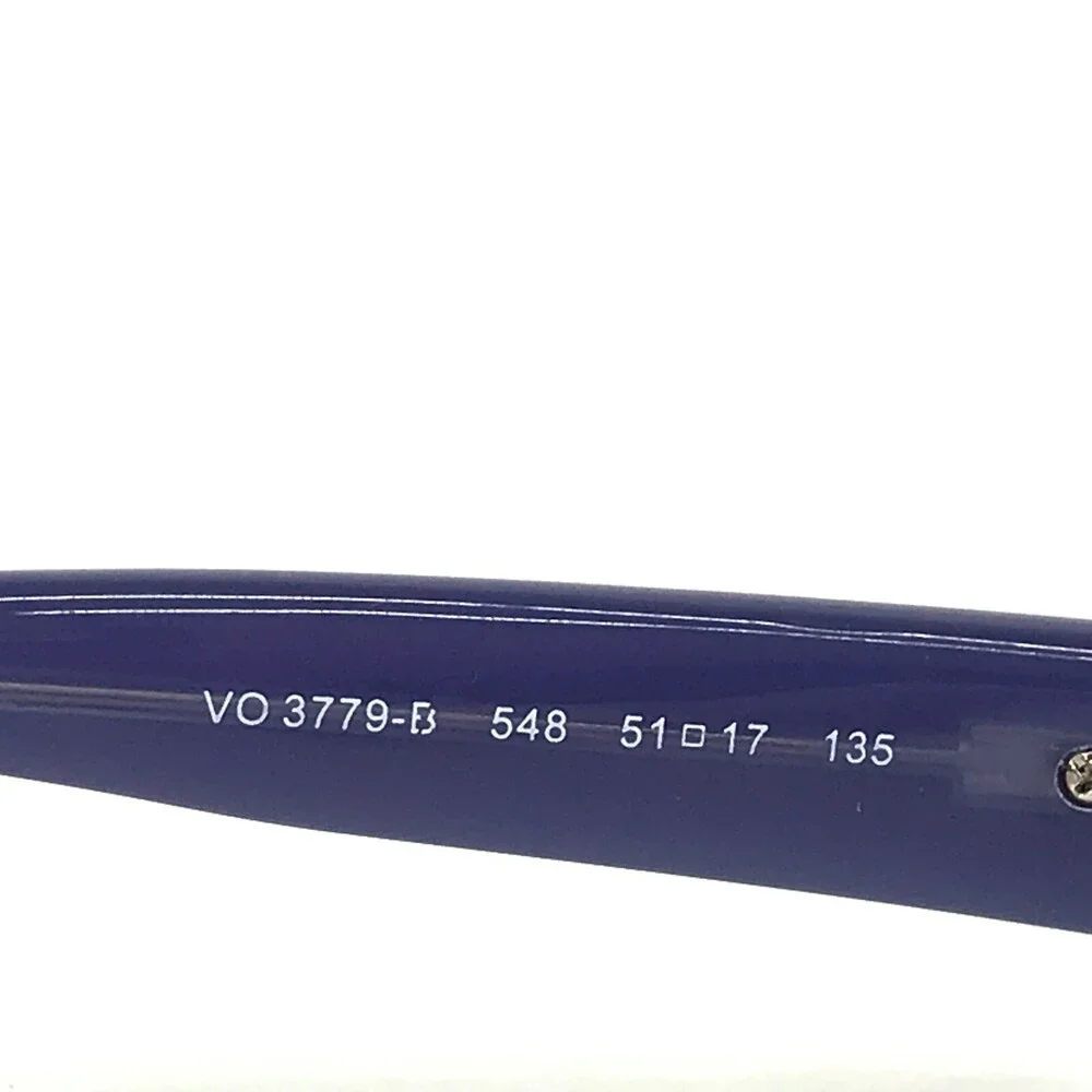 Vogue Eyeglasses Frames VO3779-B 548 Blue Silver Bows Crystals 51-17-135
